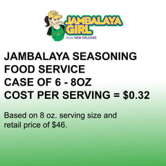 Jambalaya Seasoning & Vegetable Blend (without rice), Case of 6 – 8oz