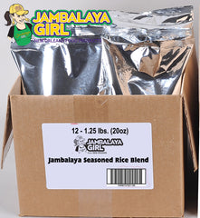 Food Service Jambalaya Seasoned Rice Blend, Case of 12 - 20 oz.