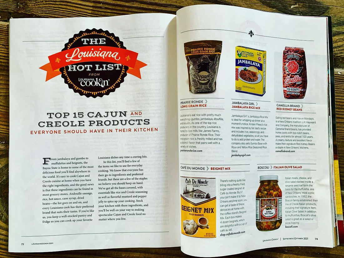 Jambalaya Girl Selected to Louisiana Cookin “Louisiana Hot List”