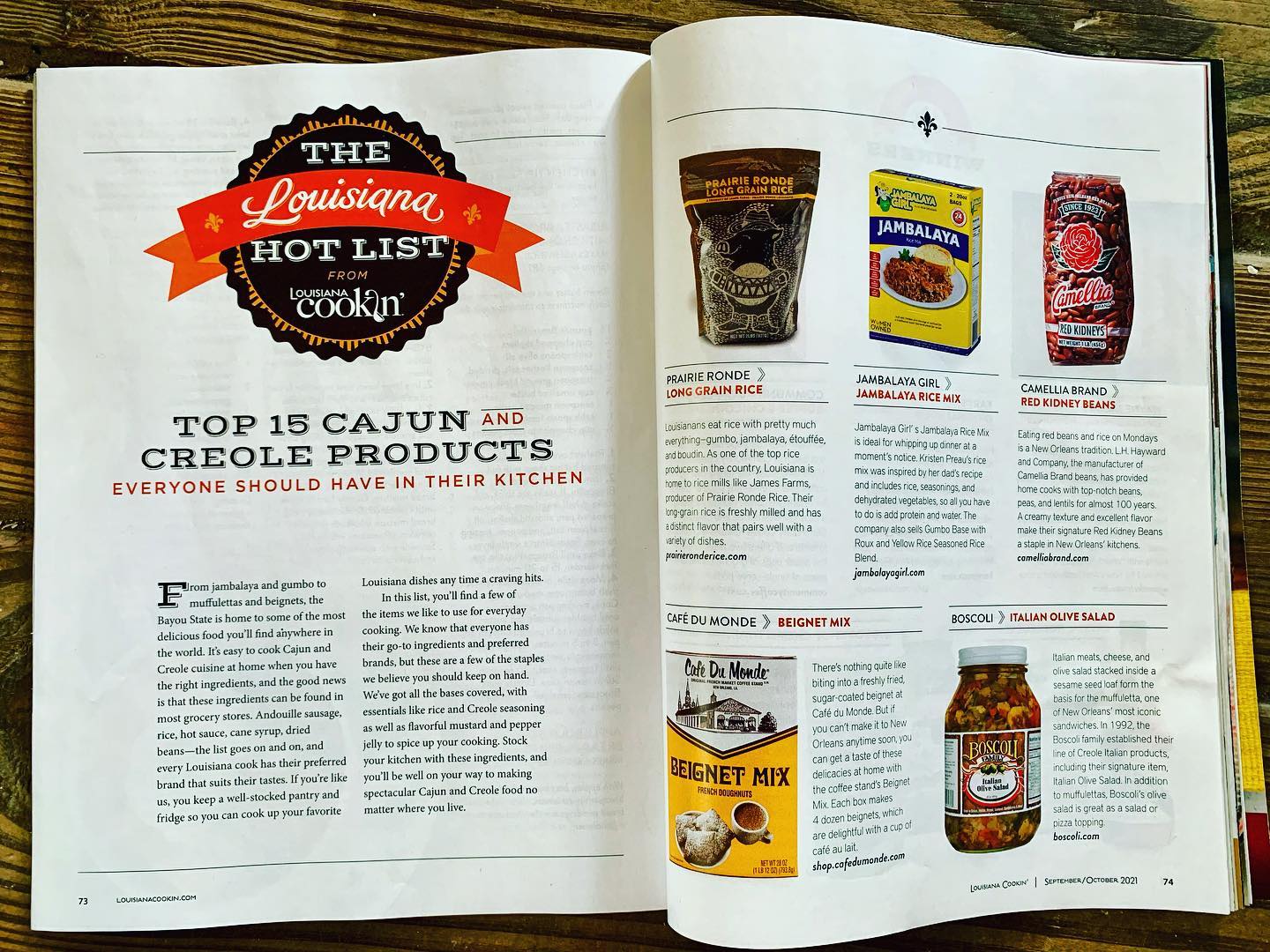 Jambalaya Girl Selected to Louisiana Cookin “Louisiana Hot List”