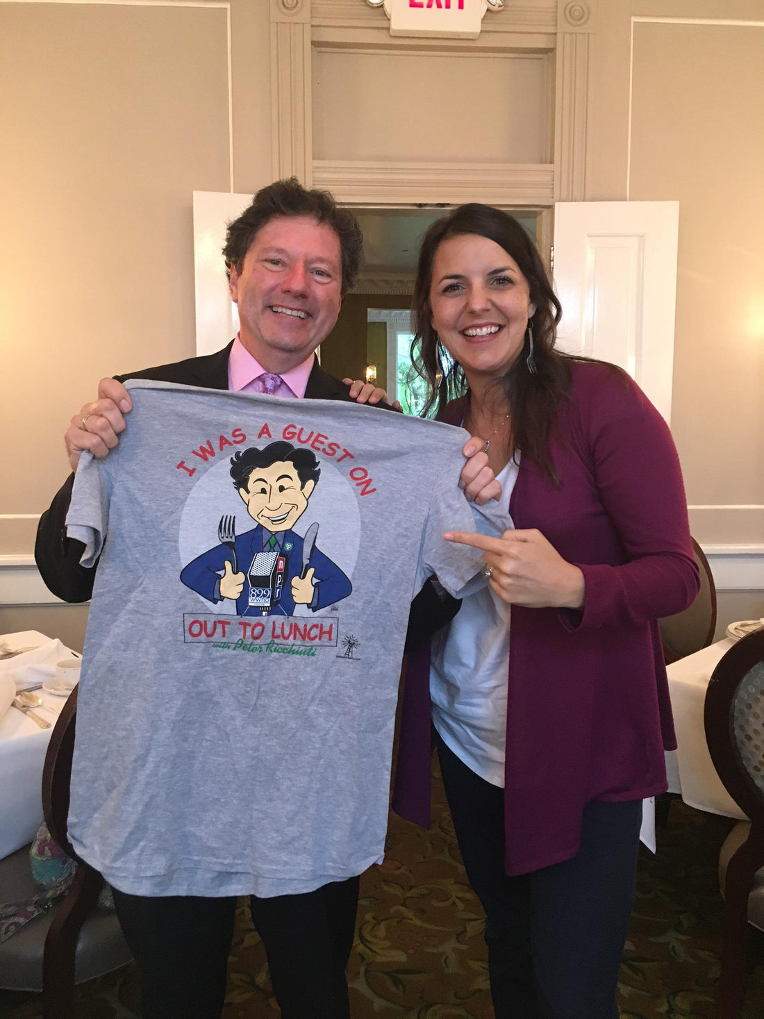 NPR interviews Jambalaya Girl on "Out to Lunch" show at Commander's Palace