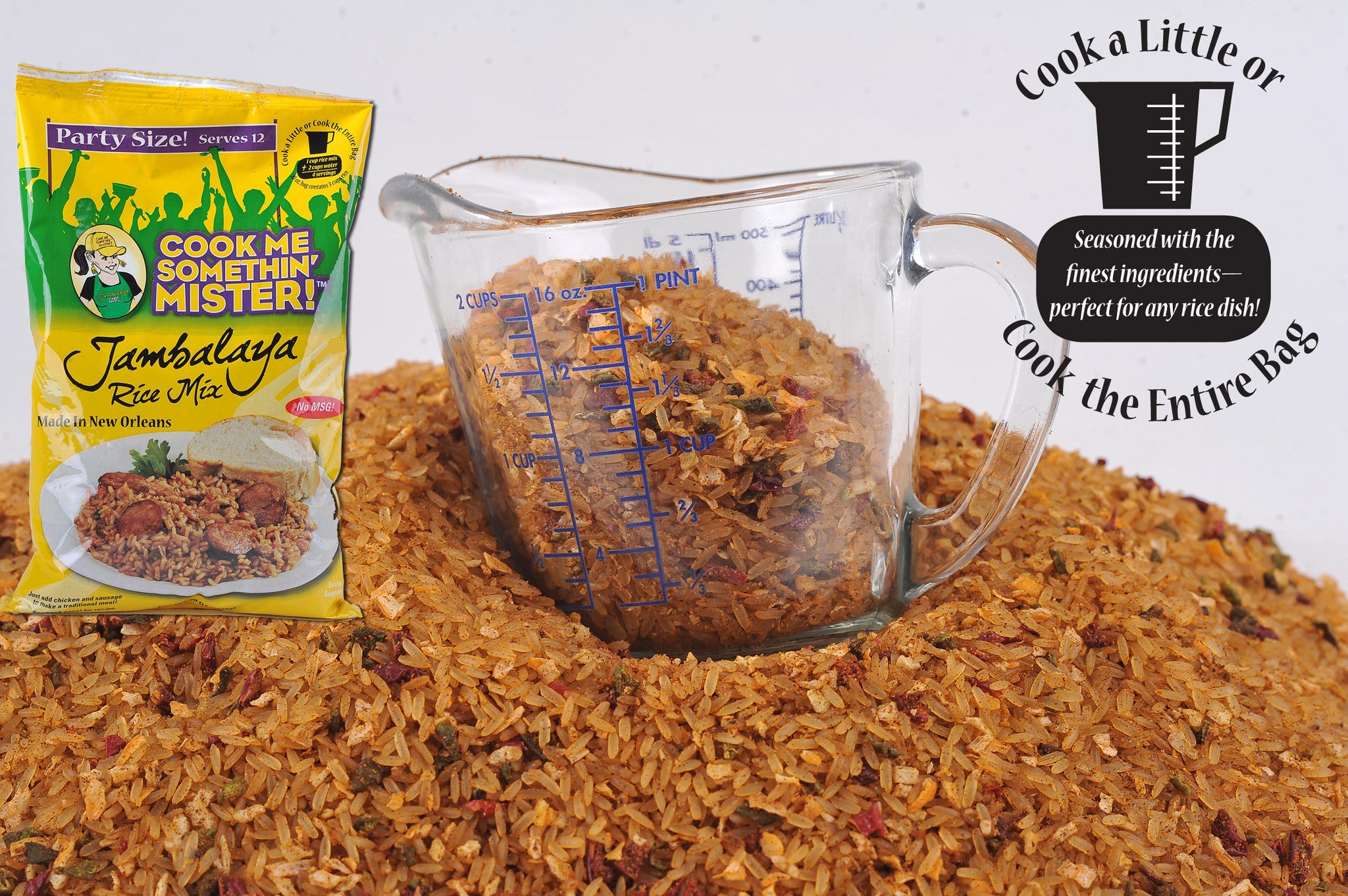 Cooking One Cup of Jambalaya Rice Instructions