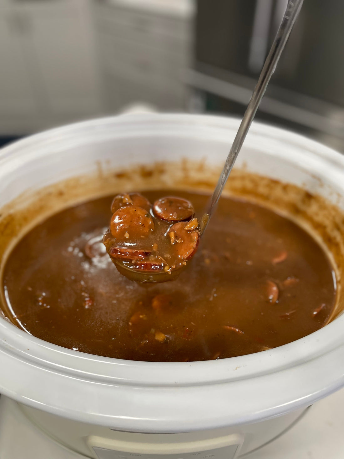 Easiest Slow Cooker Gumbo with Rotisserie Chicken