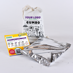 Custom Logo or Message! Gumbo Cotton Gift Bag