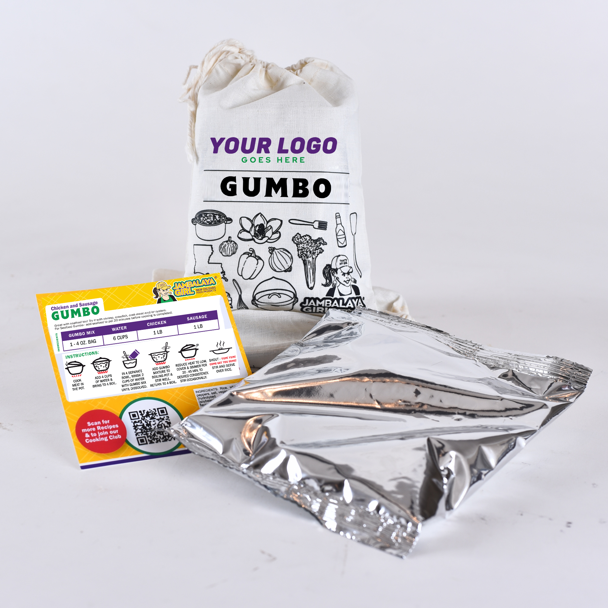 Gumbo Cotton Gift Bag
