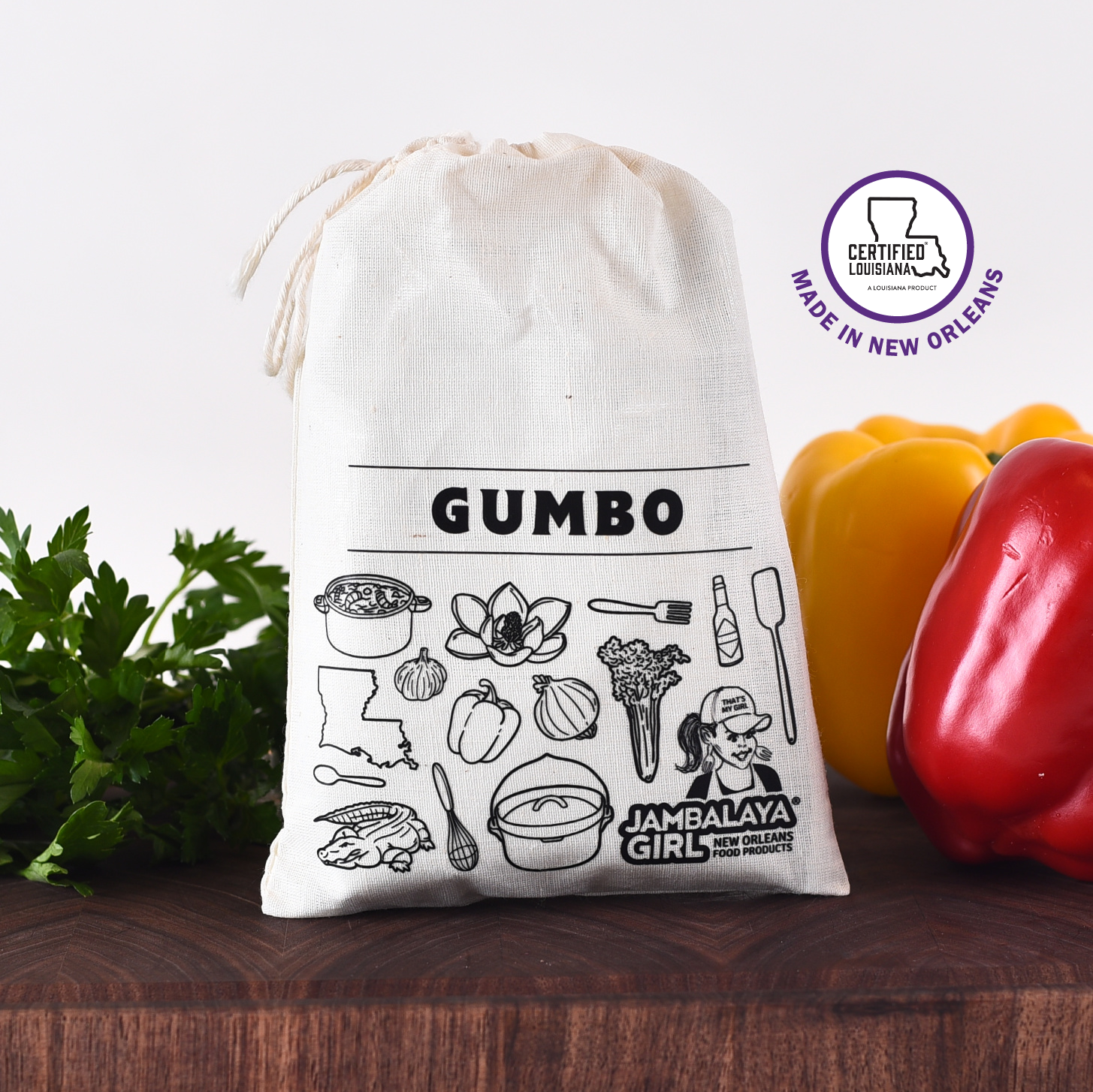 Gumbo Cotton Gift Bag