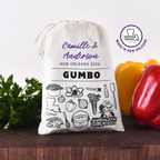 Custom Logo or Message! Gumbo Cotton Gift Bag