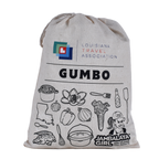 Custom Logo or Message! Gumbo Cotton Gift Bag