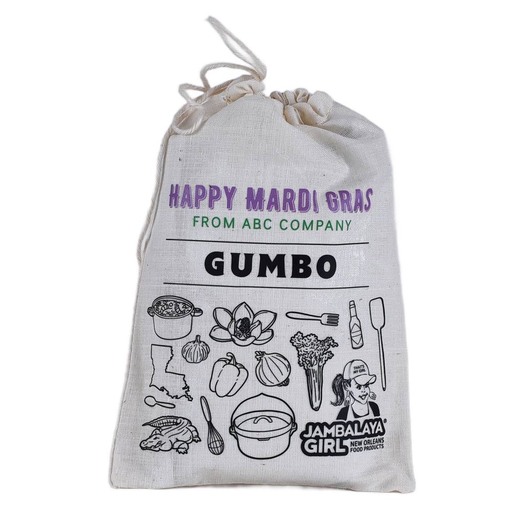 Custom Logo or Message! Gumbo Cotton Gift Bag