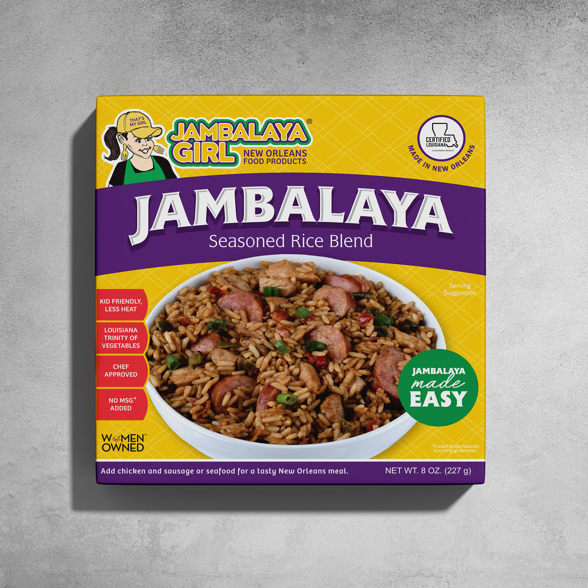 Jambalaya Girl Jambalaya Seasoned Rice Blend, 8 oz