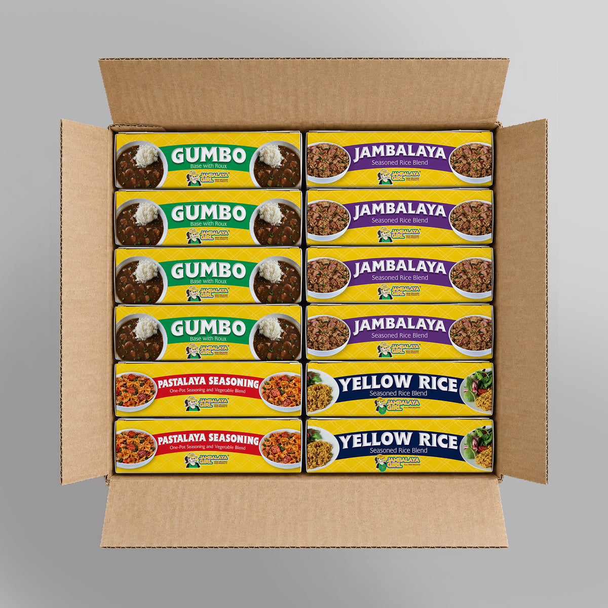 Jambalaya Girl Case Sampler - 12 pack