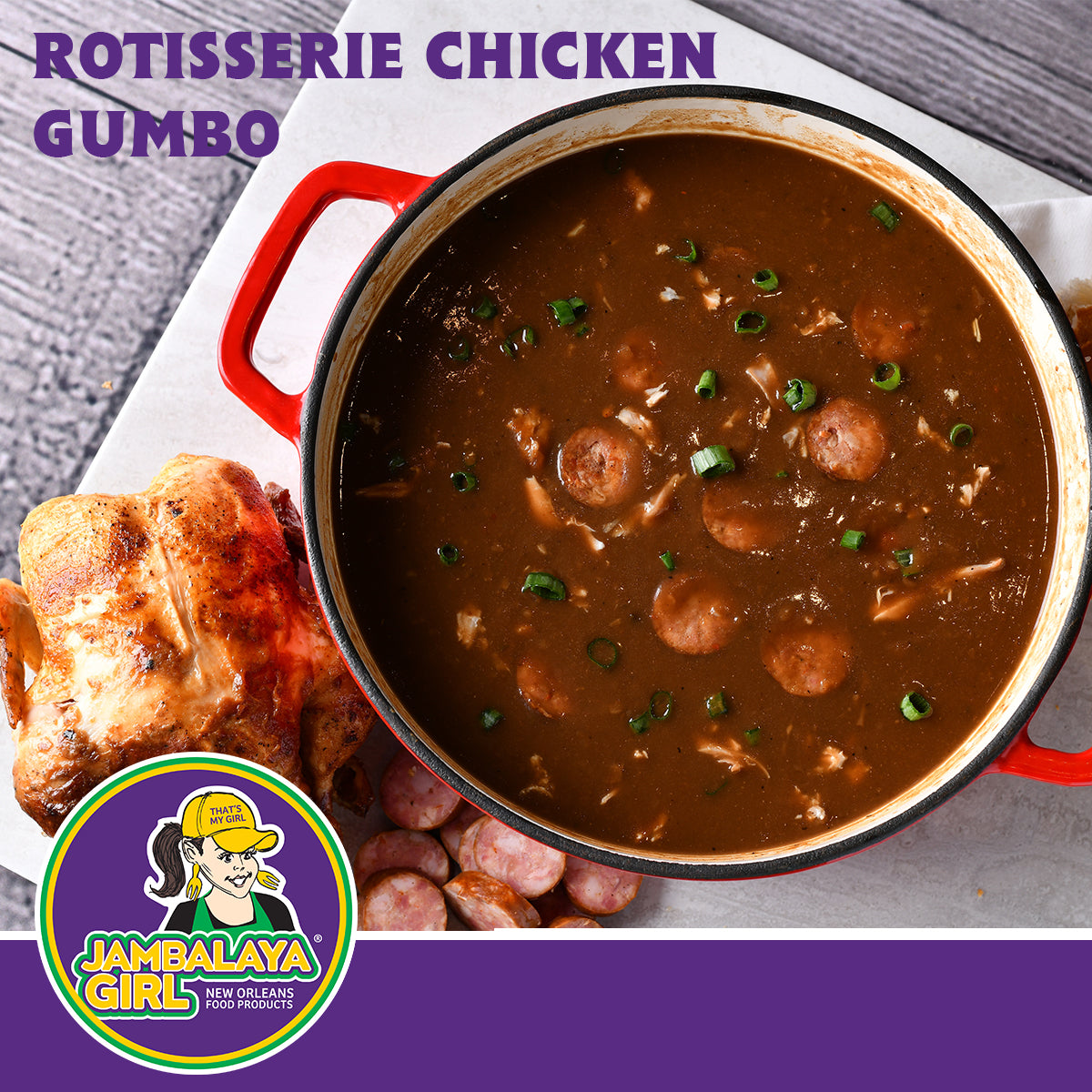 Jambalaya Girl Gumbo Base with Roux, 4 oz