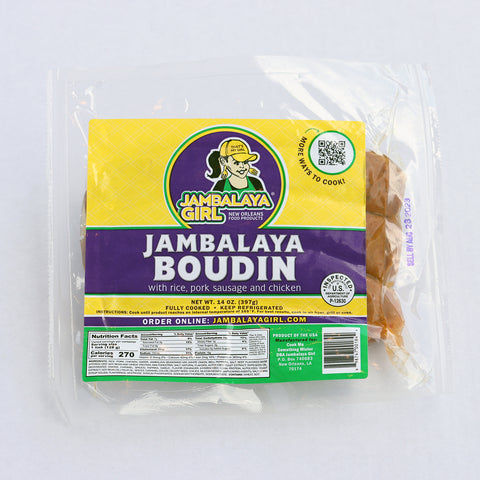 Jambalaya Girl Jambalaya Boudin with Chicken and Pork Sausage (3 Pack)