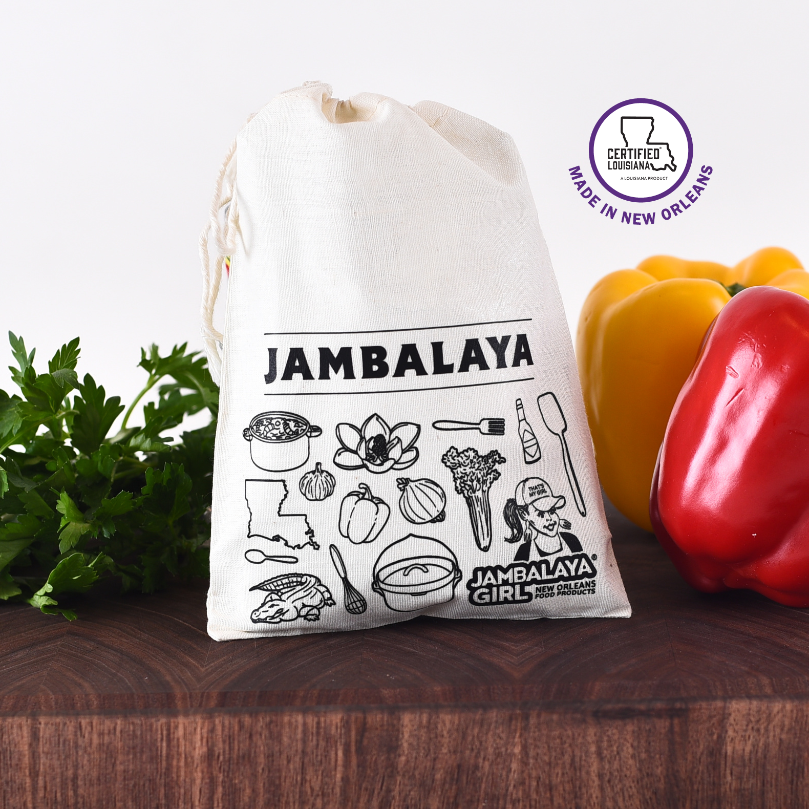 Jambalaya Cotton Gift Bag
