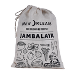 Custom Logo or Message! Jambalaya Cotton Gift Bag