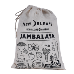 WHOLESALE: Custom Logo or Message! Jambalaya Cotton Gift Bag