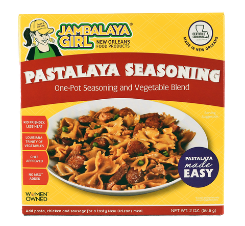 Jambalaya Girl Pastalaya Seasoning: One-Pot Seasoning and Vegetable Blend - For Jambalaya & Pastalaya, No Rice or Pasta, Just Spice & Vegetables, 2 oz
