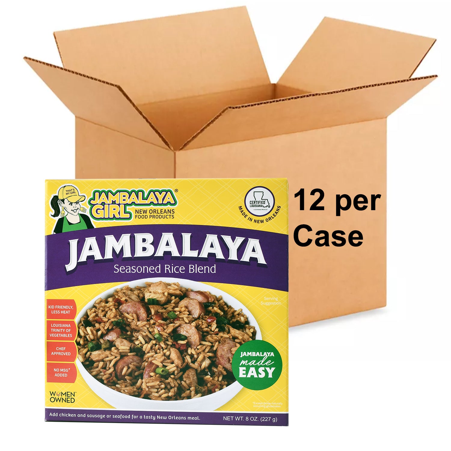 WHOLESALE: Jambalaya 8 oz. Case of 12
