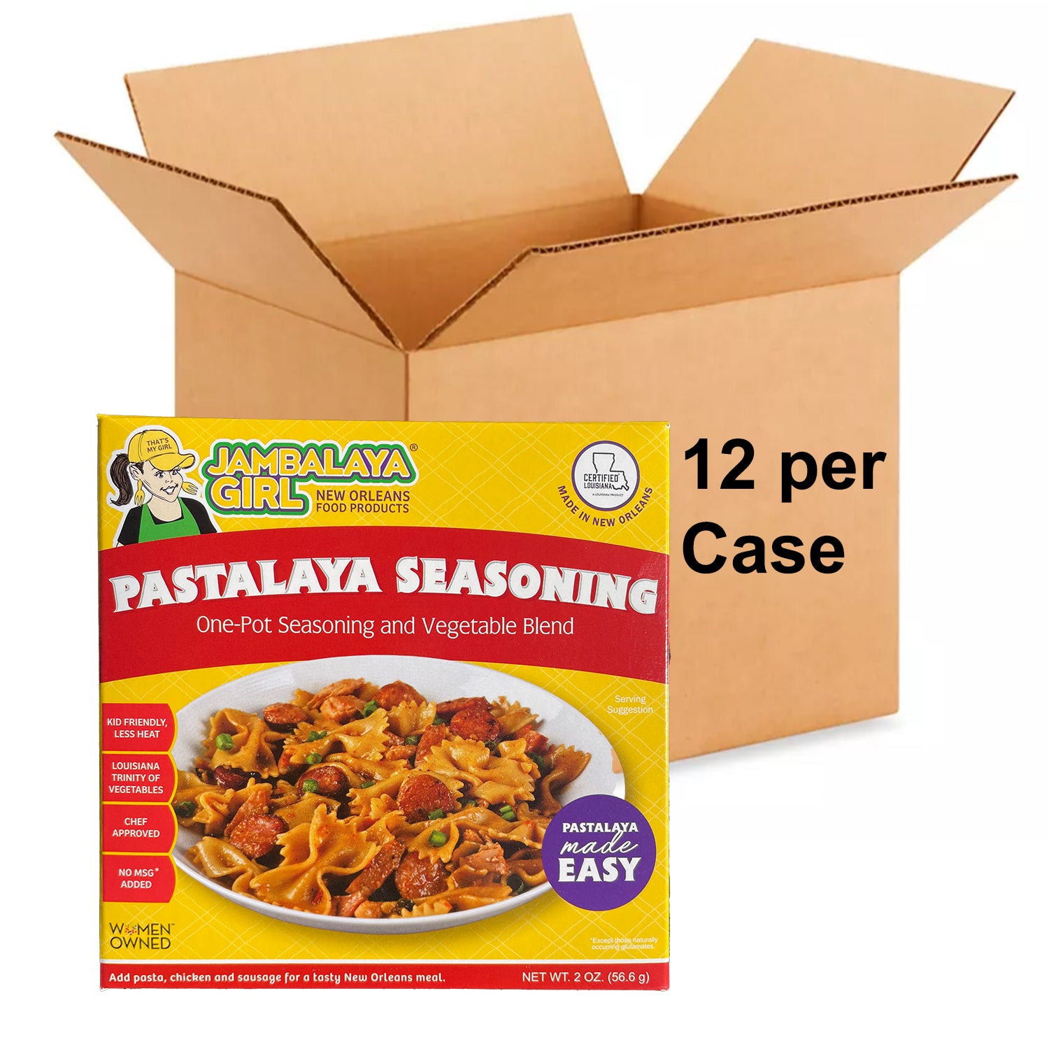 WHOLESALE: Pastalaya Seasoning 2 oz. Case of 12