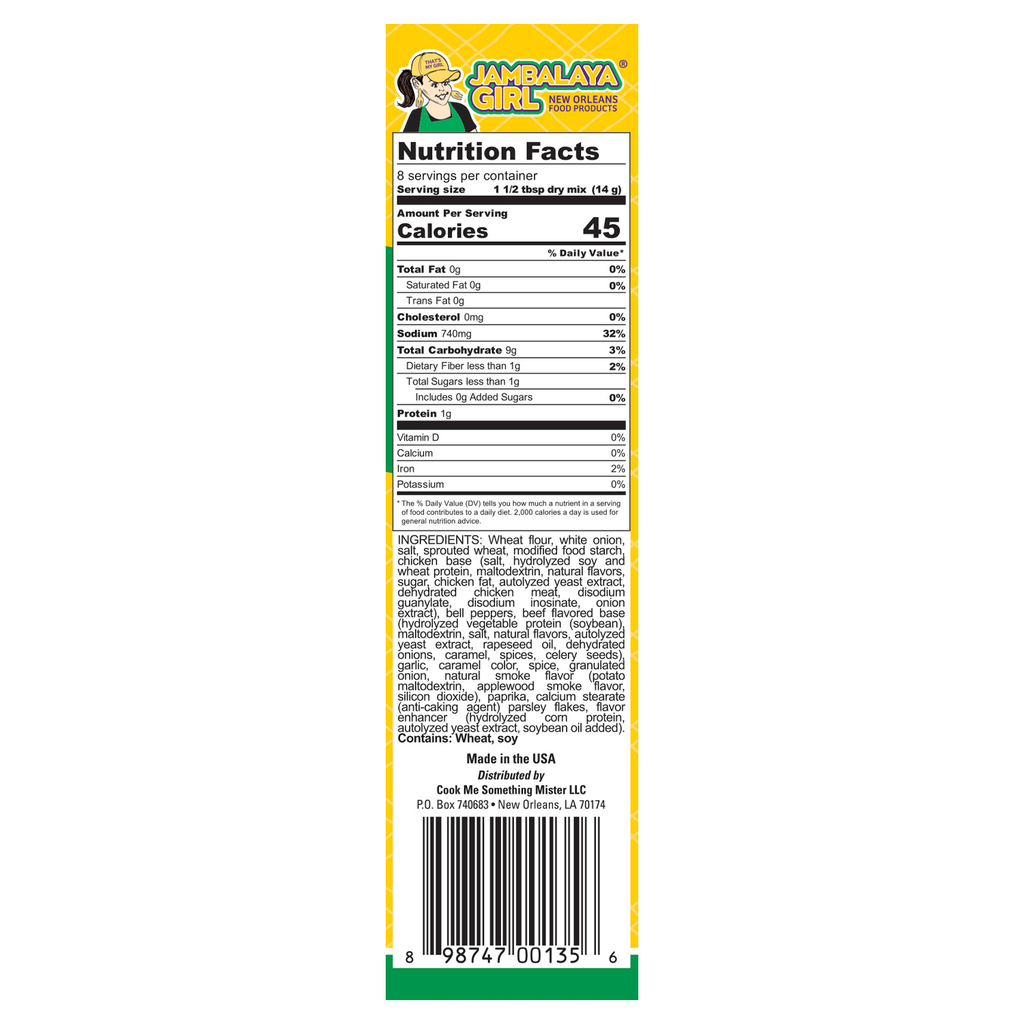 Jambalaya Girl Gumbo Base with Roux, 4 oz