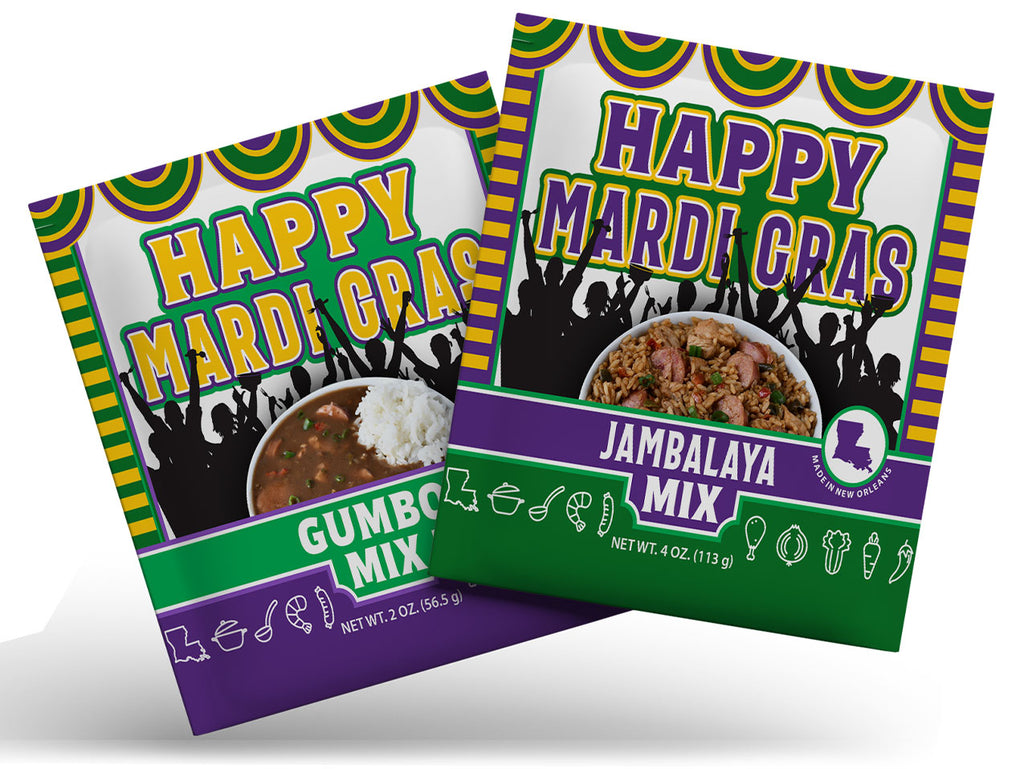 Mardi Gras Signature Jambalaya & Gumbo Throws - PREORDER NOW