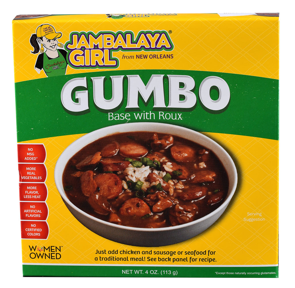 Jambalaya Girl Gumbo Base with Roux, 4 oz