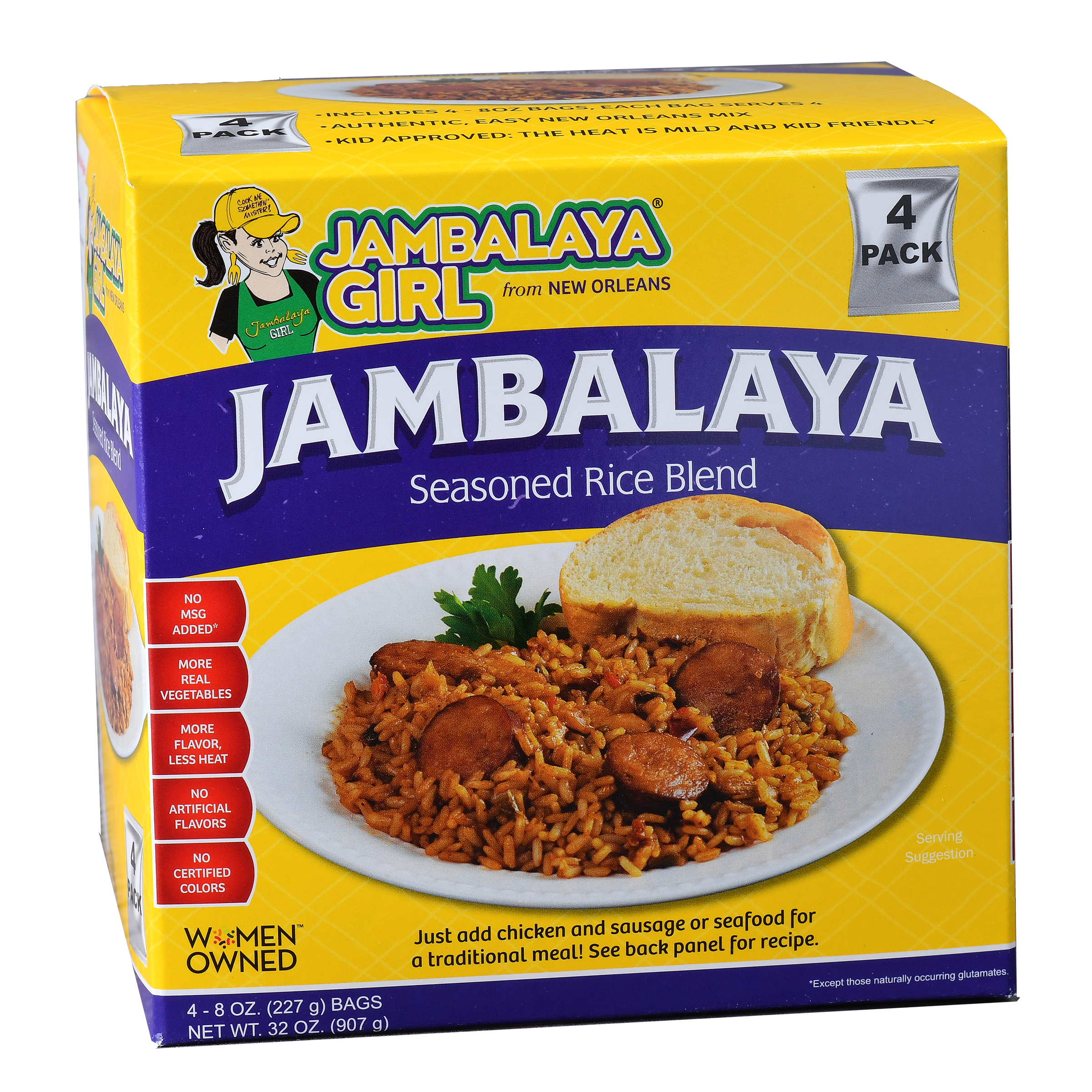 Jambalaya Girl Jambalaya Seasoned Rice Blend, 8 oz