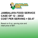Food Service Jambalaya Seasoned Rice Blend, Case of 12 - 20 oz.