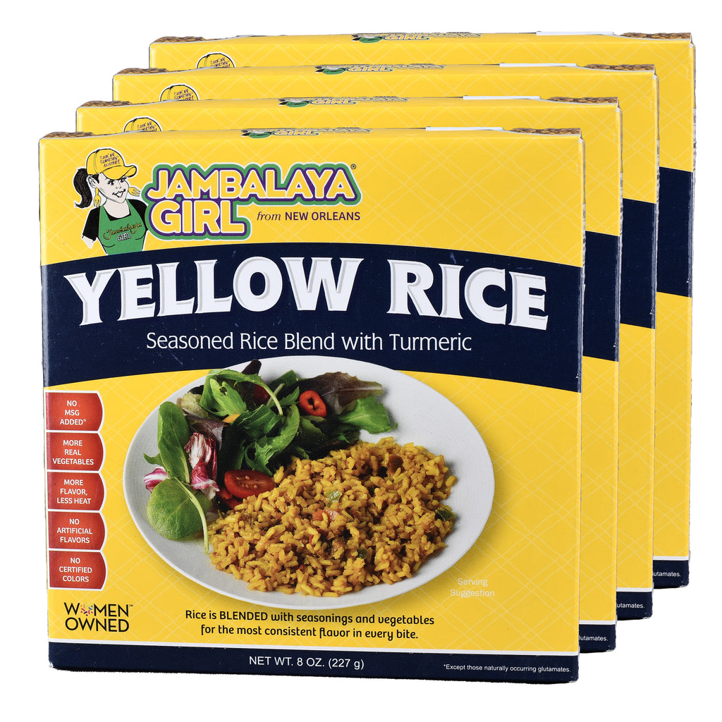 Neilly S Rice Jambalaya Girl Yellow Rice Seasoned Rice Blend, 8 oz • Seasoned with T